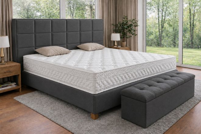 Boxspring Massage Gelbett 180x200 Dual Stockholm