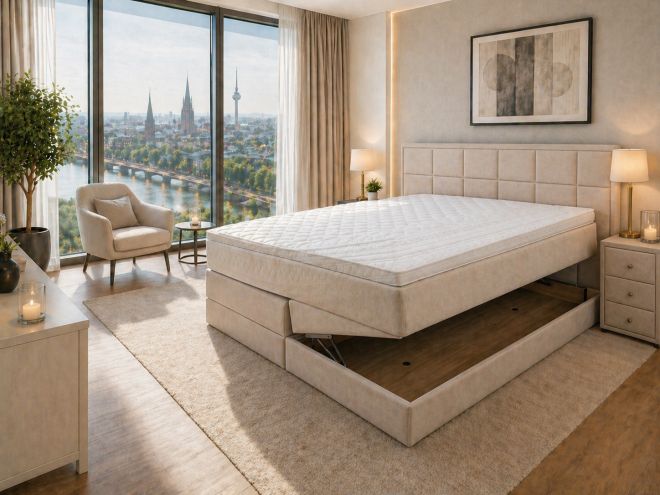Boxspringbett 200x200 elektrisch Amsterdam