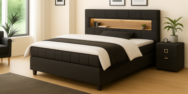 Boxspringbett 200x220 Lorenzo H2-H5