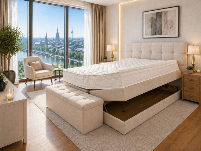 Boxspringbett 180x200 mit Bettkasten Oxford Lagerware Fabrikverkauf Bremen