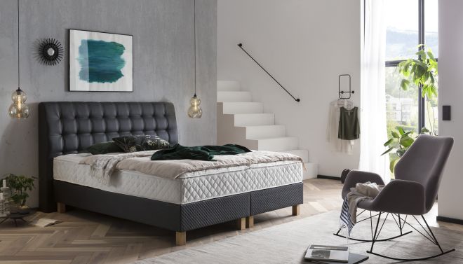 Boxspringbett 180x200 H2 Maxim