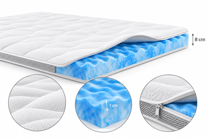 Gel Topper 160x200 Gel Relax