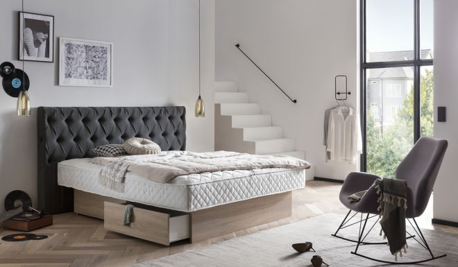 Schubladen Massage Wasserbett 180x200 Lido