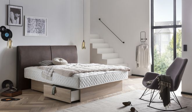 Wasserbett mit Schubladen Trevi del Luxe