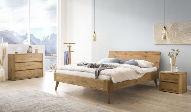 Hasena Modul 18 Oak Puro, Masito Füsse, Bordo Kopfteil