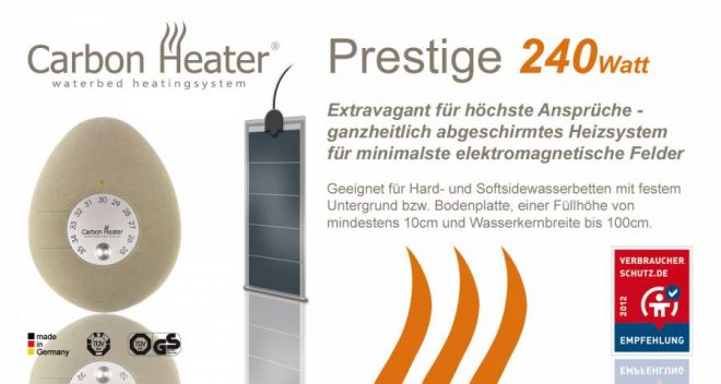 Carbon Heater Prestige Wasserbett Heizung