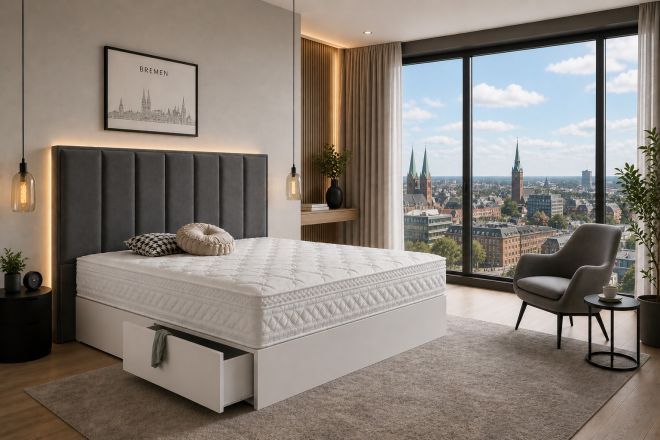Wasserbett 180x210 mit Massage Stockholm