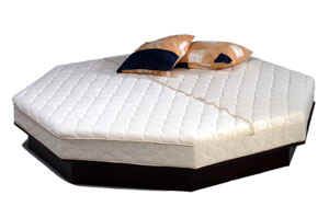 Achteck Wasserbett Matratze 240x240 cm Dual