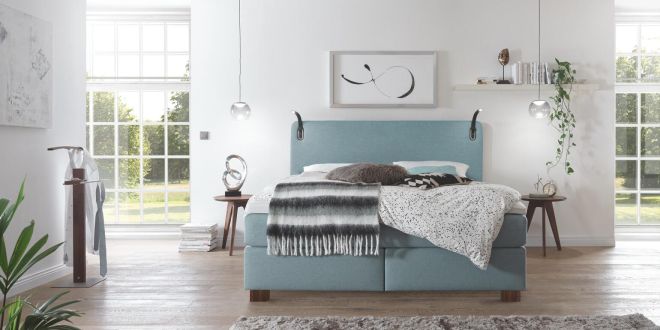 Boxspring Massage Gelbett 90x200 Dual Classic Lucina Ivio