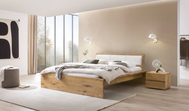 Hasena Aspino 18 Oak Wild, Alpa Kopfteil, Lumo Kissen