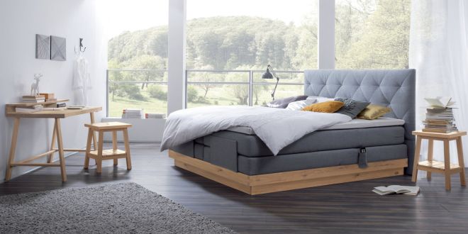 Hasena Boxspringbett 180x200 H3 Masivo Massiva Rocc Paris