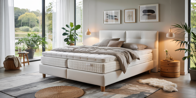 Boxspringbett 140x200 H3 Mergo